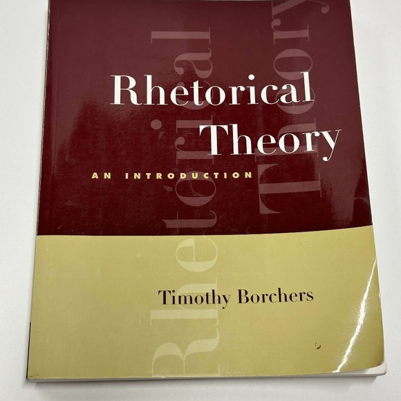 Rhetorical Theory : An Introduction by Timothy A. Borchers with InforTrac - Picture 1 of 2